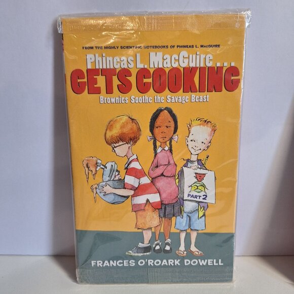 Phineas L MacGuire Gets Cooking Book Lot Part 1 & 2 O'Roark Dowell Sealed New - Picture 2 of 6